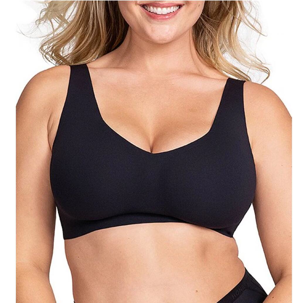 Honeylove V-Neck Bra Black Womens 2XL